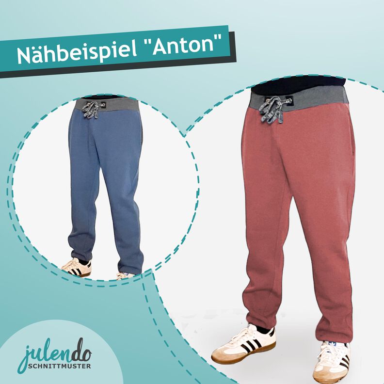 Männer Jogginghose Gr. XXS-4XL, Schnittmuster m. Ebenen image number 3