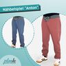 Männer Jogginghose Gr. XXS-4XL, Schnittmuster m. Ebenen thumbnail number 3