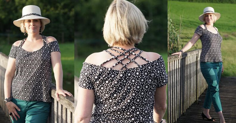 Anciolina sommerliches Neckholder-Shirt -  ebook 34-54 image number 10