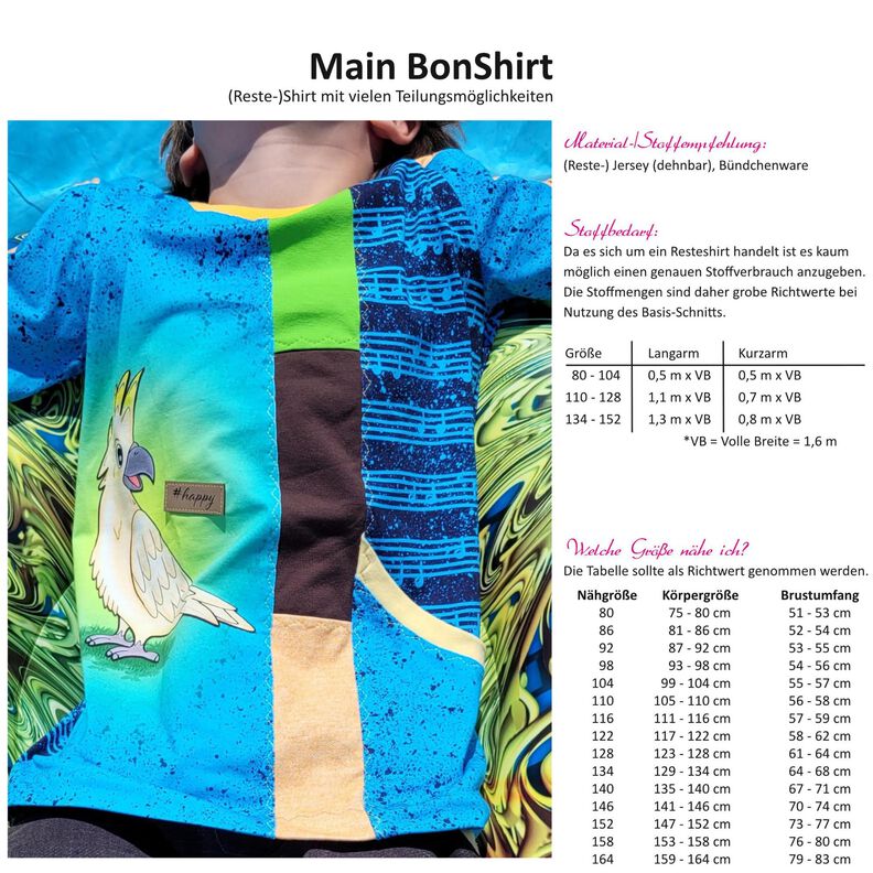 Main BonShirt - Resteshirt- 80-164 inkl. BEAMERDATEI image number 1