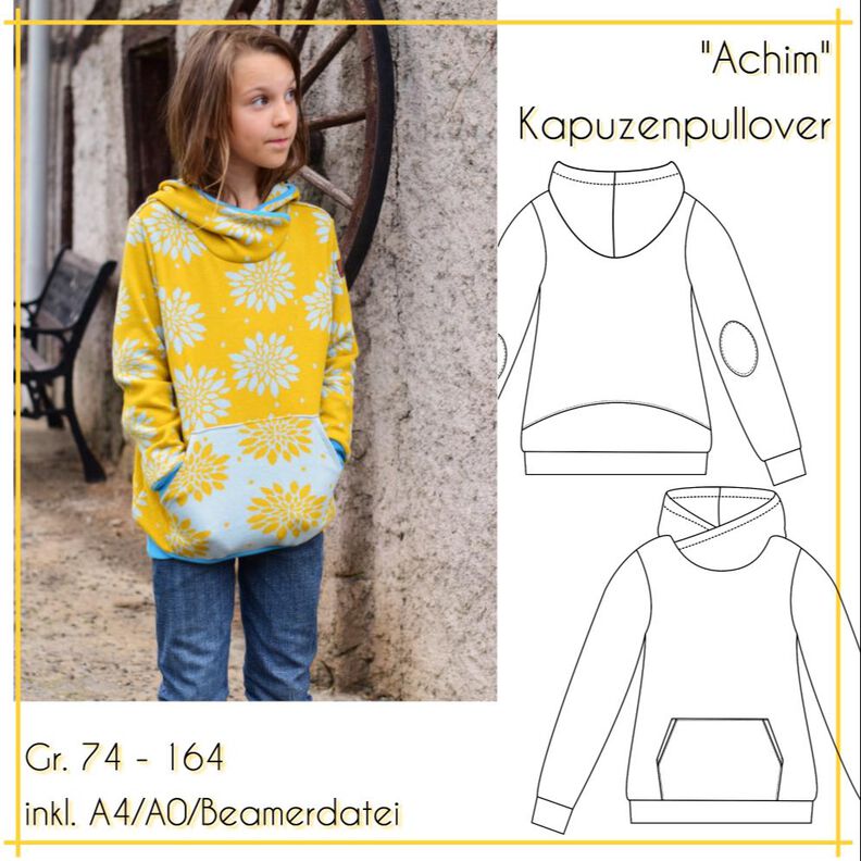 Kapuzenpullover "Achim" Gr.74-164 image number 1