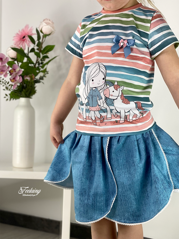 lovely panel shirt T-Shirt Langarmshirt Pullover image number 4
