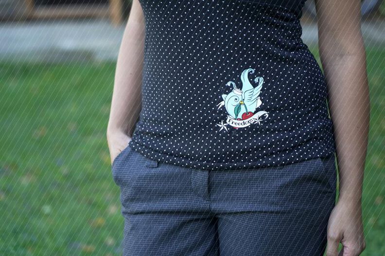 Plottdatei Rockabilly Schwalbe mit Kirschen image number 6
