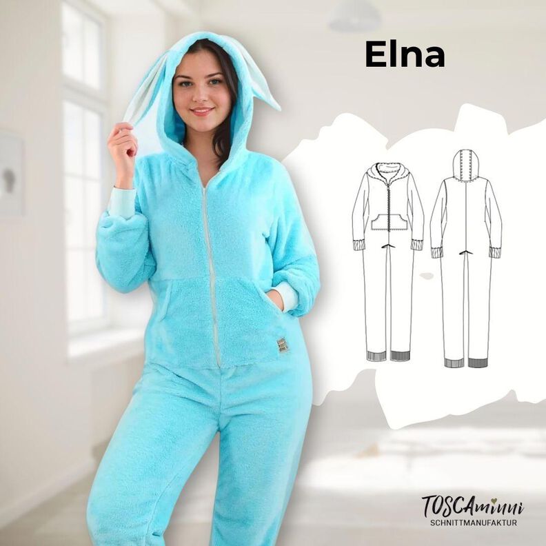 Jumpsuit Elna Gr. 34-54 Schnittmuster image number 1