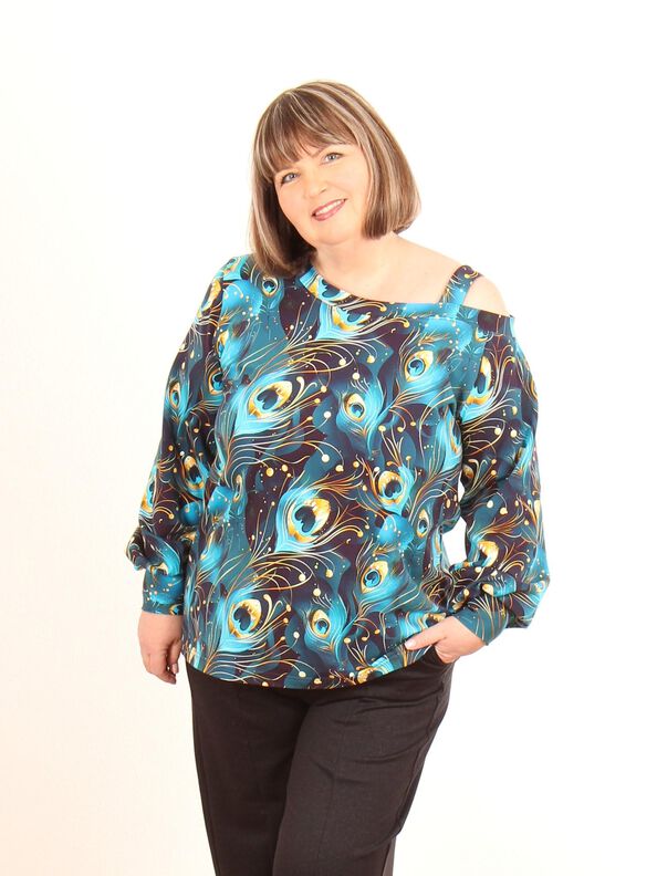 Schnittmuster One Shoulder Pulli „Danai" als Ebook image number 10