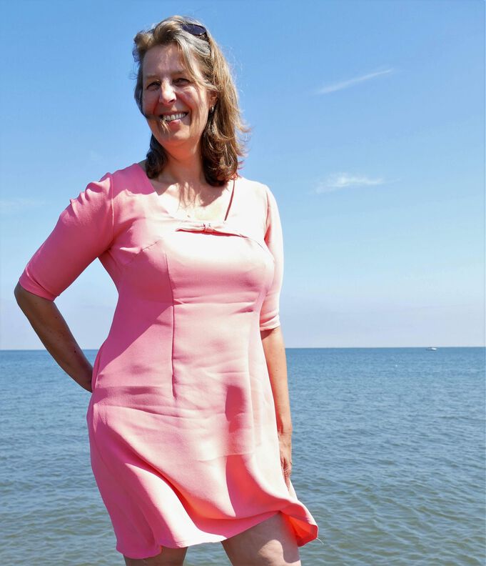 Kleid Angie Gr. 34-52 PDF-Schnittmuster A4, A0 und Nähanleitung image number 9
