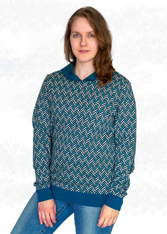 Jenna – Bequemer Damen Hoodie/Pullover BU 80-116, A4+A0 image number 5
