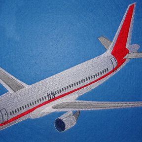 Flugzeug Stickdatei 