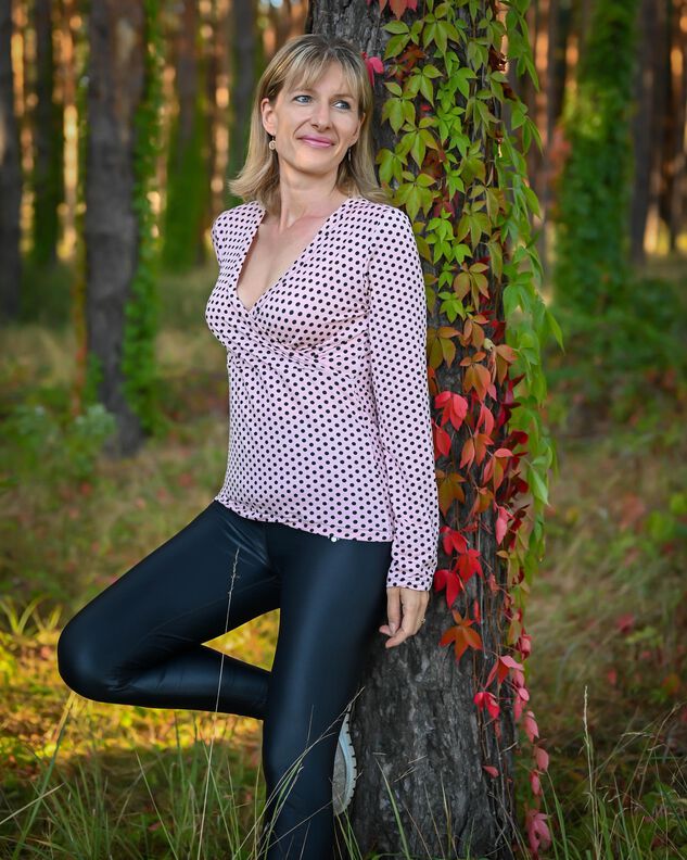 Wickelshirt EDLING Gr, 34-54 Ebook Schnittmuster image number 6