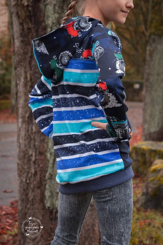 E-Book Hoodie Windschief Gr. 104 - 140 image number 9