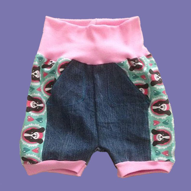 Kids Shorts für Stoffmix mit Taschen MiniBix ♥ Gr. 68-134 image number 8