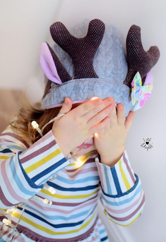 *cutie deer*Reh-Beanie, Rehkitz Beanie Kopfumfang 36 - 63 image number 2