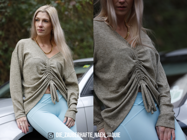 oversize Pullover mit Raffung Fred / PDF Schnittmuster image number 2