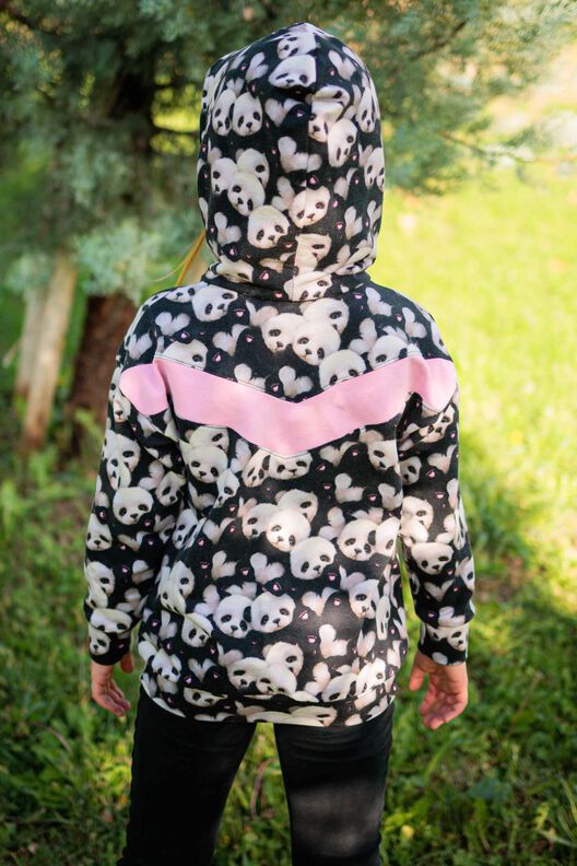 Sweater Hoodie Kleid Wellenzauber (Gr. 86 - 152) image number 5