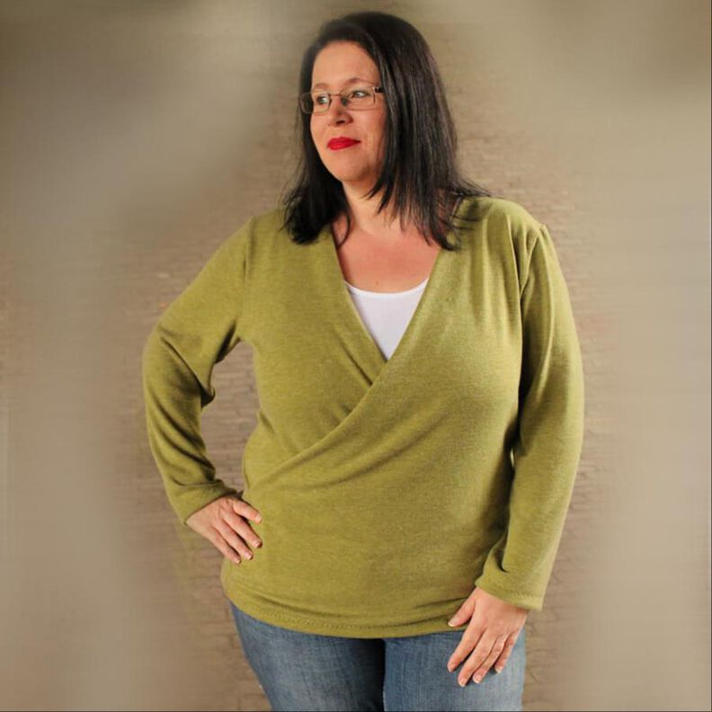 Pullover in Wickeloptik (34-56) MARAJO Schnittmuster image number 1