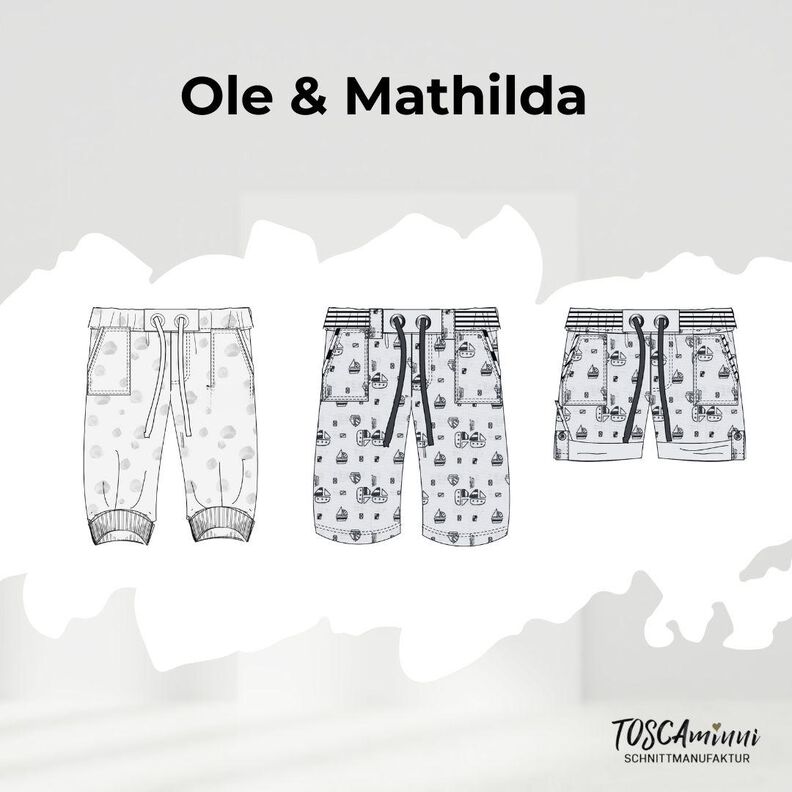 Kurze Hose Ole + Matilda Gr. 86-140 Schnittmuster image number 10