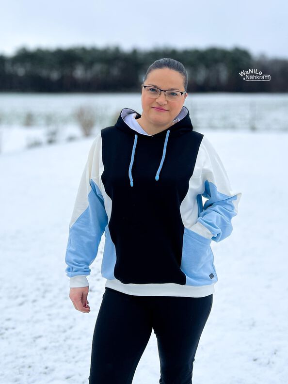 Hoodie WEIDEN Gr. 34-54 Ebook Schnittmuster image number 6