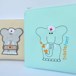 Stickdatei Tröstefant 9erlei für 10x10cm Rahmen
