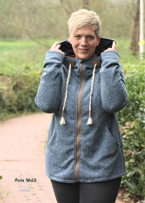 Sweatjacke Kinder & Damen - Gr. 74-176 & Gr. 32-58 - MANUC image number 9