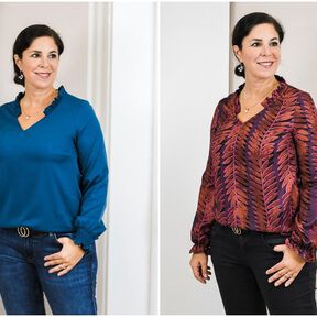 Ebook lillesol women Bluse "Violeta" mit Video-Anleitung