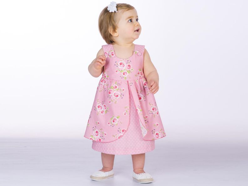 ROSA Schnittmuster Kleid mit gekräuseltem Überrockteill image number 8