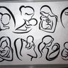 Stickdatei Mama und Baby 12 Motive thumbnail number 3