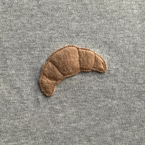 Croissant Doodle Stickdatei 10x10 und 13x18 | DIY Hunger