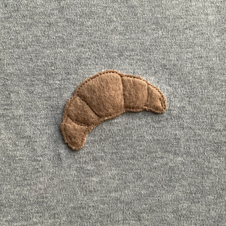 Croissant Doodle Stickdatei 10x10 und 13x18 | DIY Hunger image number 2