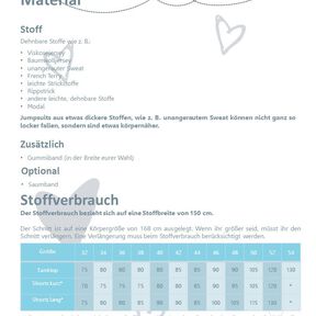 Jumpsuit/Top/Short Damen Schnittmuster Gr. 32-54 - #70