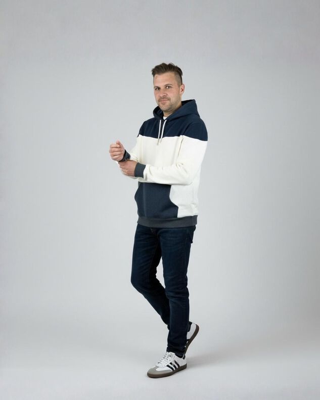 Schnittmuster + Anleitung Männer Hoodie/Zipjacke Gr. 44 - 60 image number 2