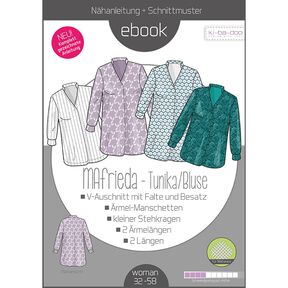 Ebook Bluse Mafrieda Damen Gr. 32-58 PDF Datei in A4