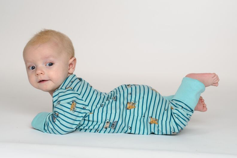 Baby Strampler mit Ärmel-Beinumschlag DAVID image number 7