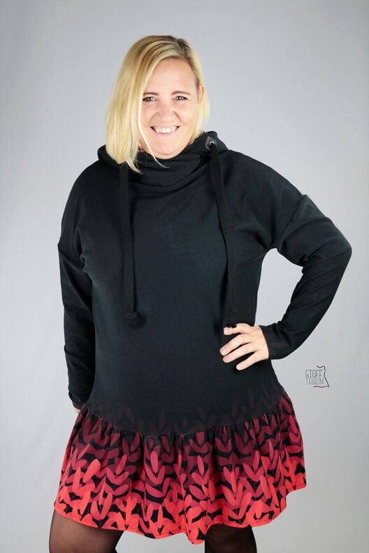*Ladies Sweater Dress* Sweater, Hoodiekleid, Ballonärmel image number 5