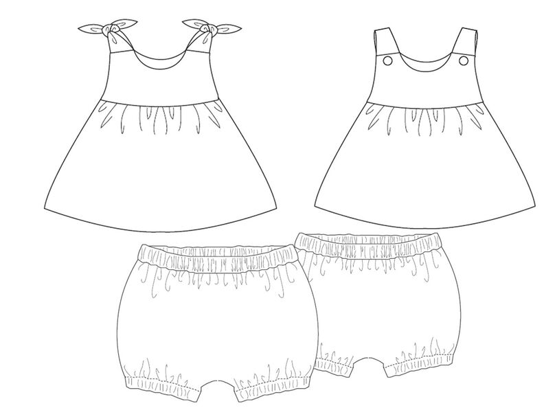 ELISA + LIPSIA Babyset Zweiteiler Pumphose und Hängerchen image number 10