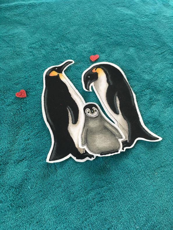 Kombi E-Book Applikationsvorlage Pinguinfamilie image number 6