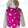 Sweatjacke/Weste mit Kapuze für Kinder  Gr. 92-164, A4+A0 thumbnail number 9