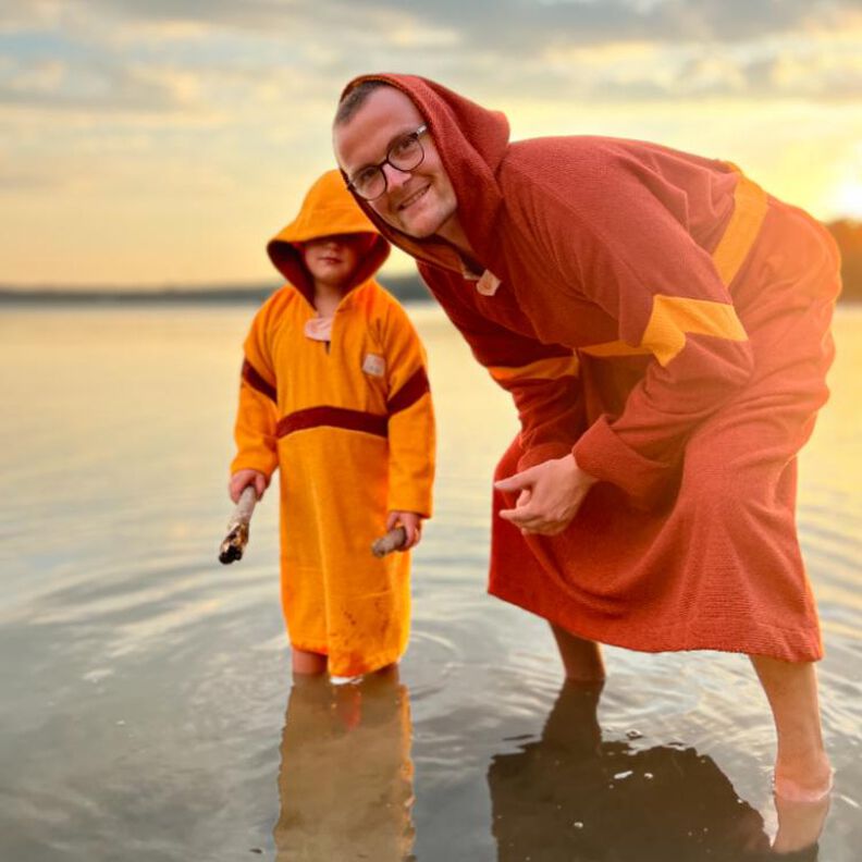 Bademantel Butzemann f&uuml;r alle Poncho image number 1