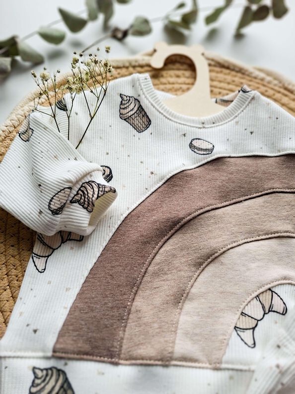 Rainbow Sweater Baby | 44 - 86 | inkl. A4, A0 & Beamerdatei image number 10