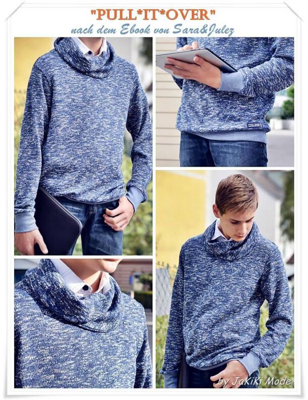 Pullover Hoodie Pull*it*Over Gr. 74/80 bis 170/176 image number 2