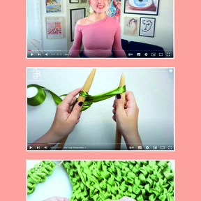 Tasche zum Stricken mit Videoanleitung