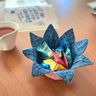 Stoffkörbchen Blüte,  Schnittmuster 3 Größen, Wendekörbchen thumbnail number 3