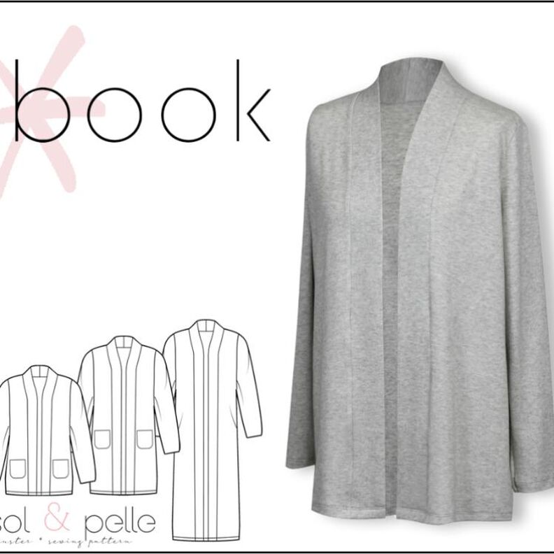 Ebook Damen Basic-Cardigan *mit A0-Datei + Video* image number 1
