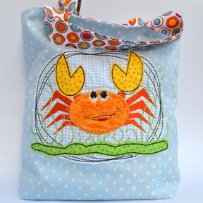 Stickdatei Krebs doodle 13x18cm