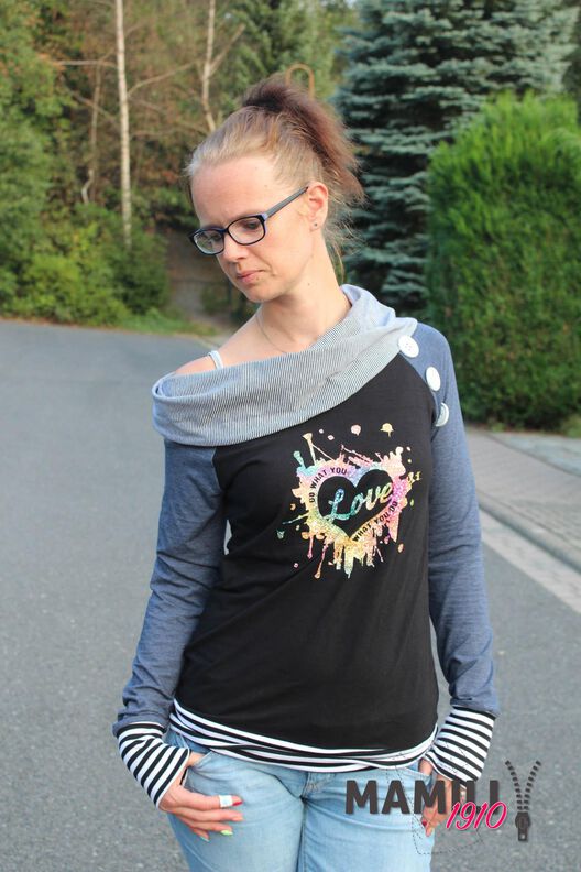 Raglan-Kragen-Shirt Alea Gr. 32-58 image number 2