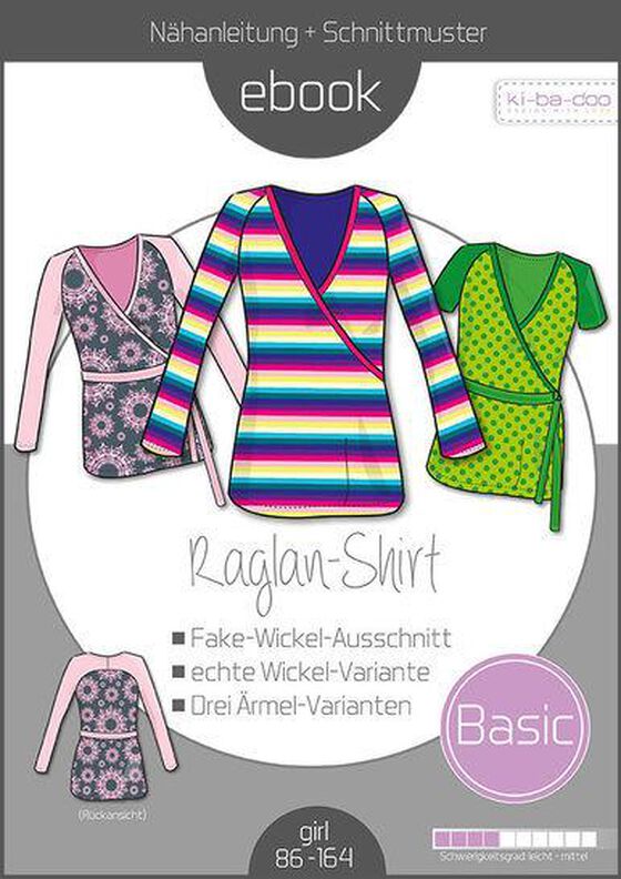 Ebook Basic Raglan Wickel-Shirt Kinder Gr. 86-164 image number 2