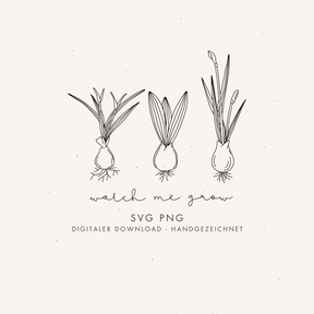 Plotter- und Laserdatei "GROW" SVG PNG