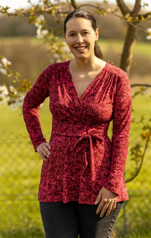 Kleid, Tunika (34-54) CARA MIA Schnittmuster in Wickeloptik image number 7