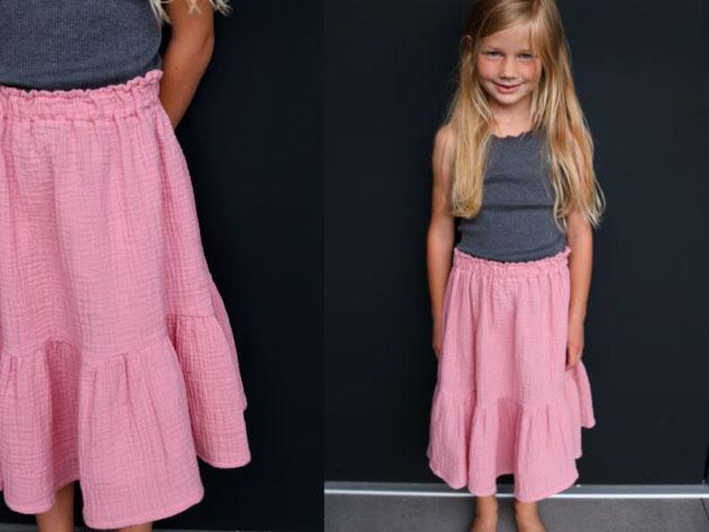"Carla-Skirt Girls" Musselin-Rock / Schnittmuster image number 5