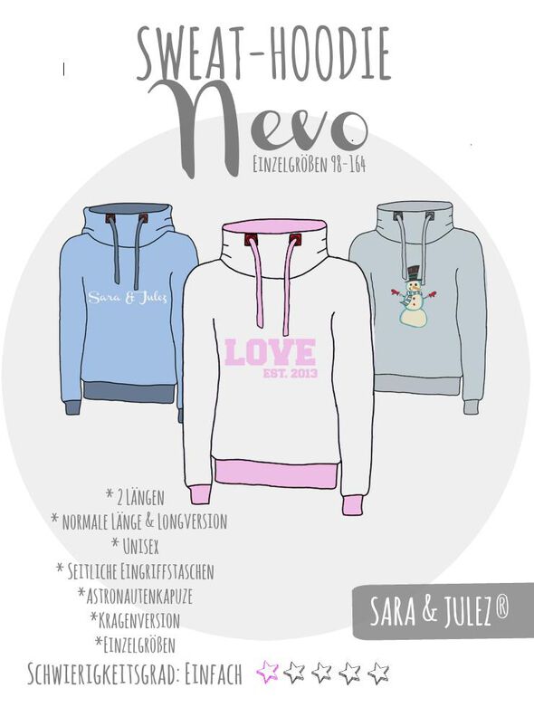 NEVO HOODIE KIDS UNISEX GR. 98-164 image number 2