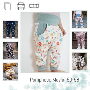 Pumphose Mayla 50 - 98 inkl. Beamerdatei und Ebenen